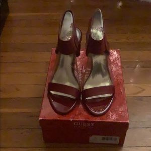 Red Patent Leather Guess Shoes